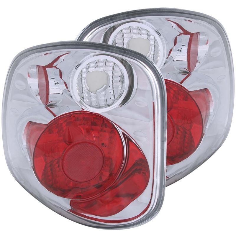 ANZO 1997-2000 Ford F-150 Taillights Chrome (21106