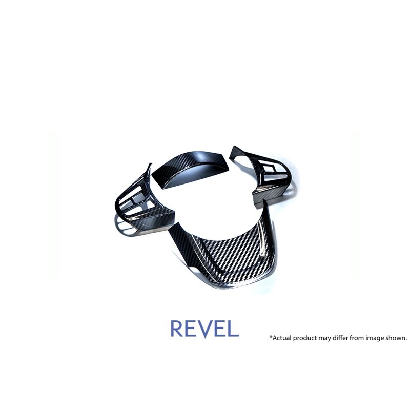 Revel GT Dry Carbon Steering Wheel Cover Inserts f