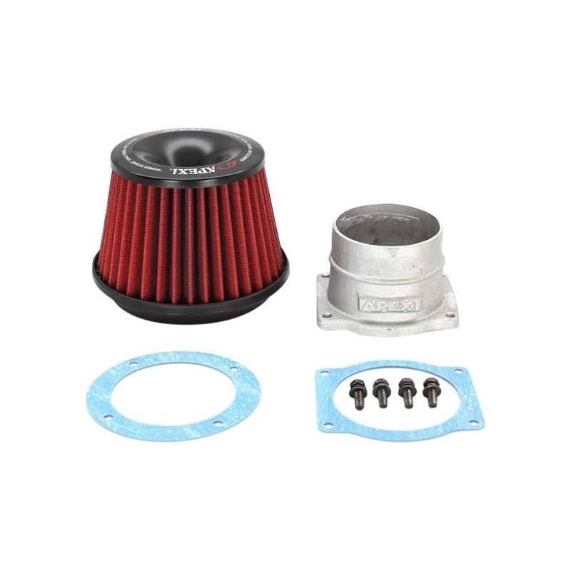APEXi® 500-A029 - Power Round Straight Red Ai