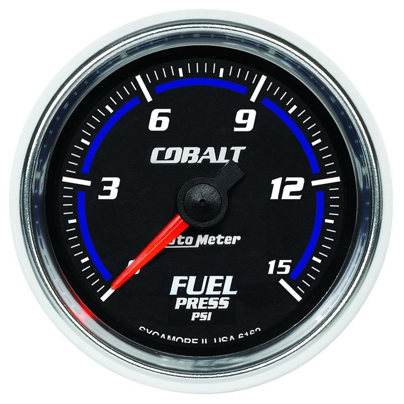 AutoMeter Cobalt 52mm 15 PSI Electronic Fuel Press