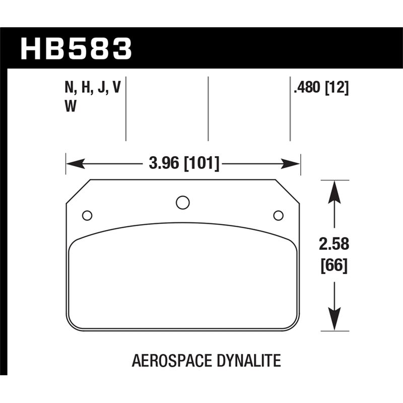 Hawk Performance Motorsports Brake Pads (HB583S.48