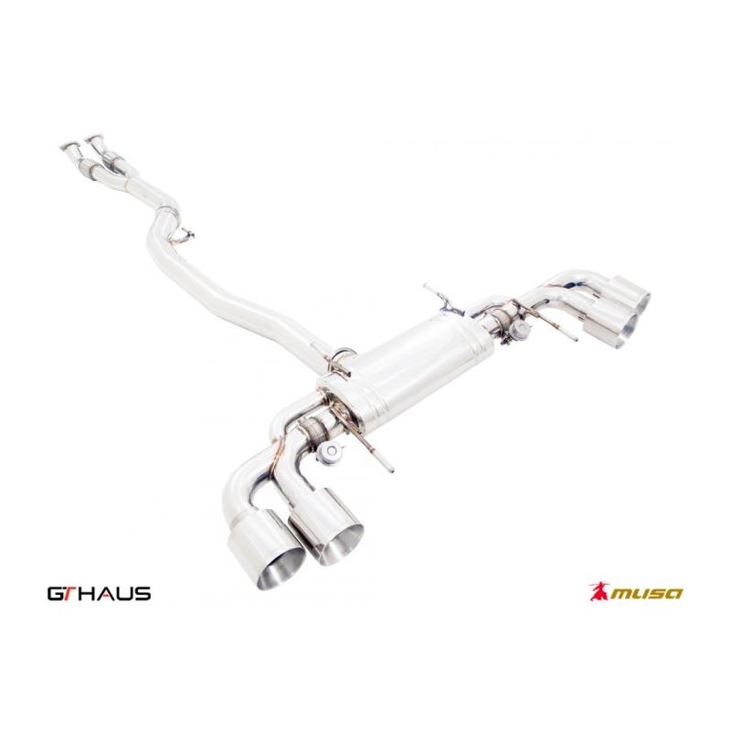 GTHAUS GTC Exhaust Racing (Dual Side)- Stainless-