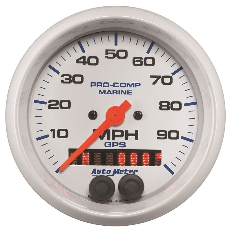 AutoMeter Gauge GPS Speedometer 3-3/8in 100 MPH Ma