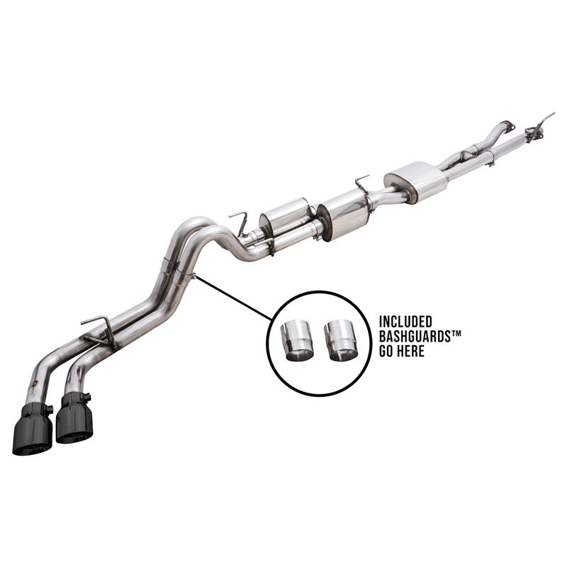 AWE 0FG Exhaust with BashGuard for 3rd Gen Tacoma