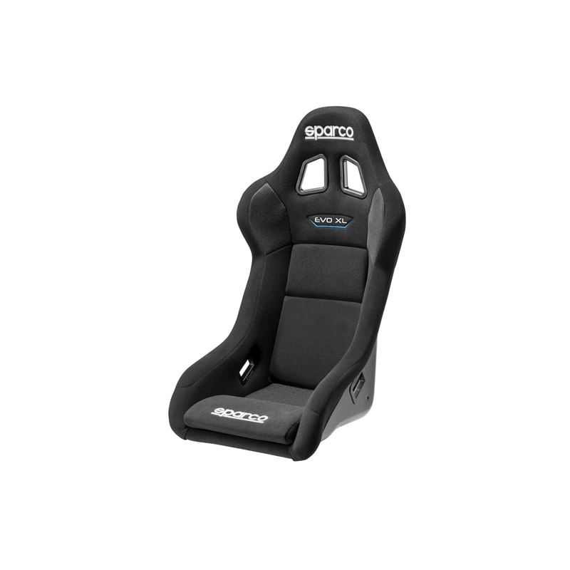 Sparco EVO XL QRT Racing Seats, Black/Black Cloth