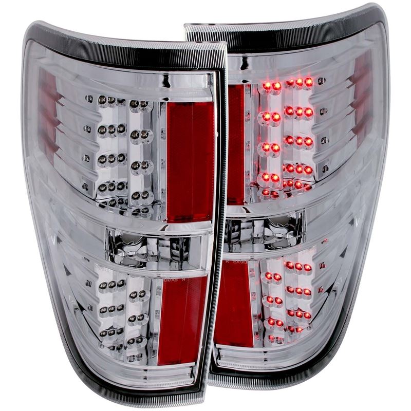 ANZO 2009-2014 Ford F-150 LED Taillights Chrome (3