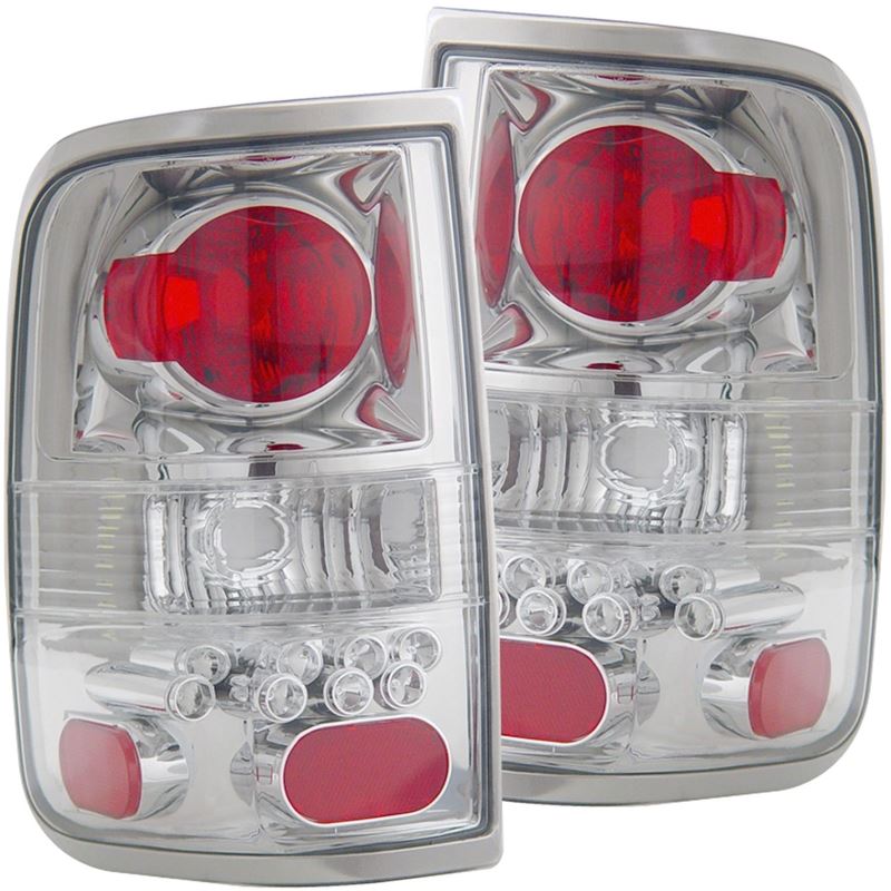 ANZO 2004-2008 Ford F-150 Taillights Chrome (21113