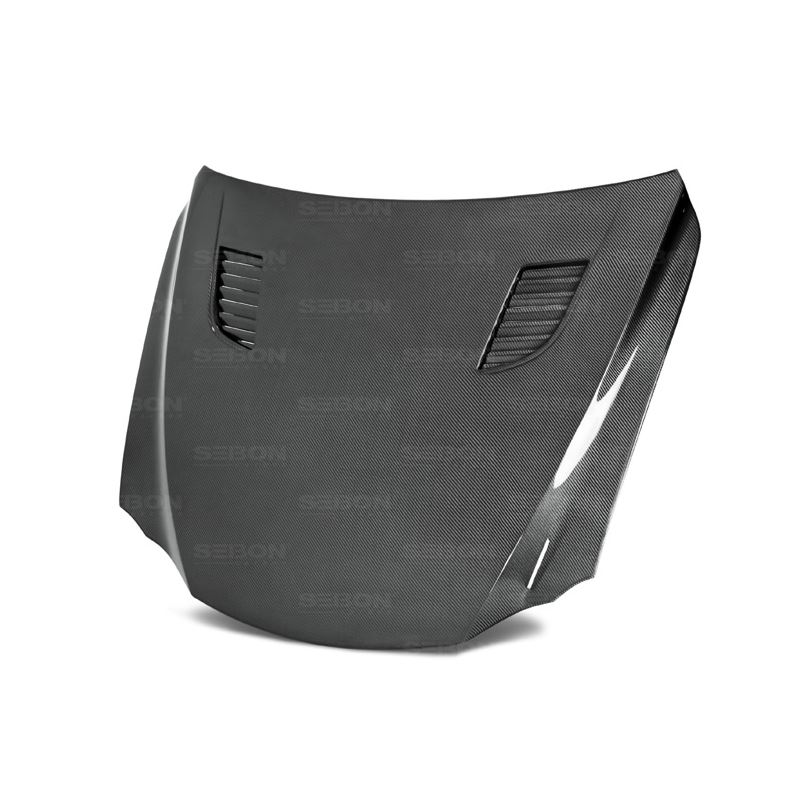Seibon TV-style carbon fiber hood for 2014 Lexus I