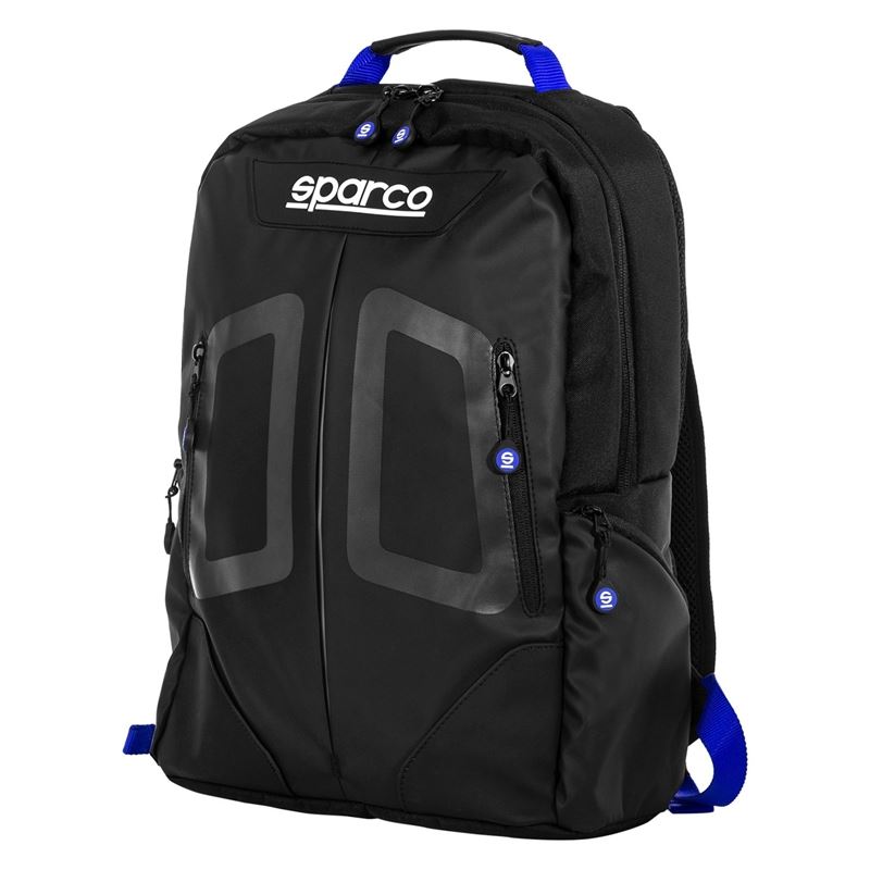 Sparco Stage Series Backpack, Black/Blue (016440NR