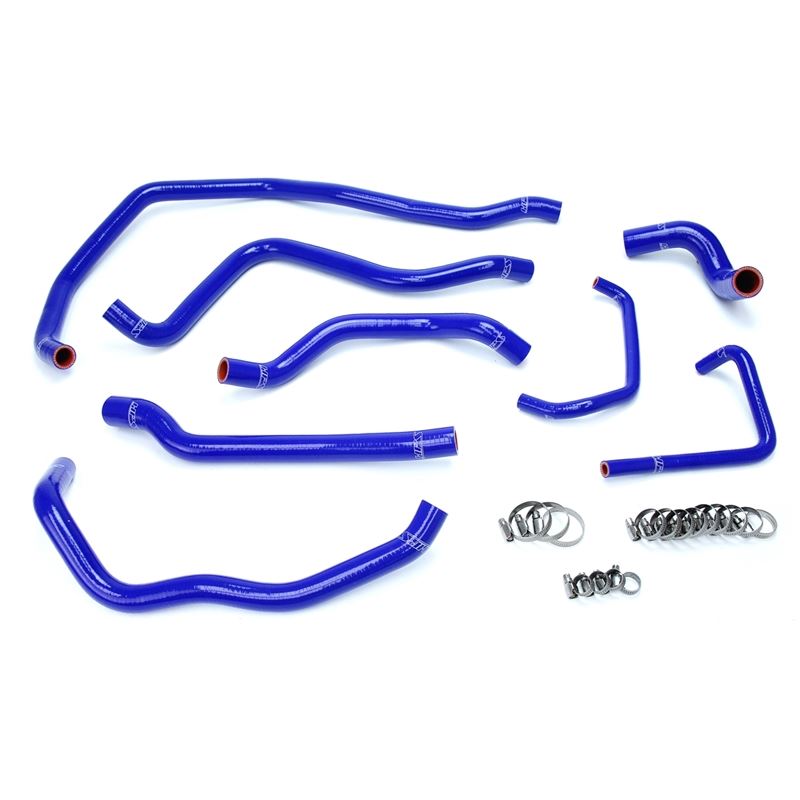 HPS Blue Reinforced Silicone Radiator Hose Kit Coo