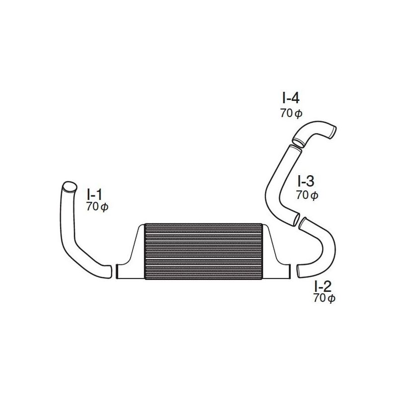 GReddyB? 12010211 - Trust Intercooler Kit