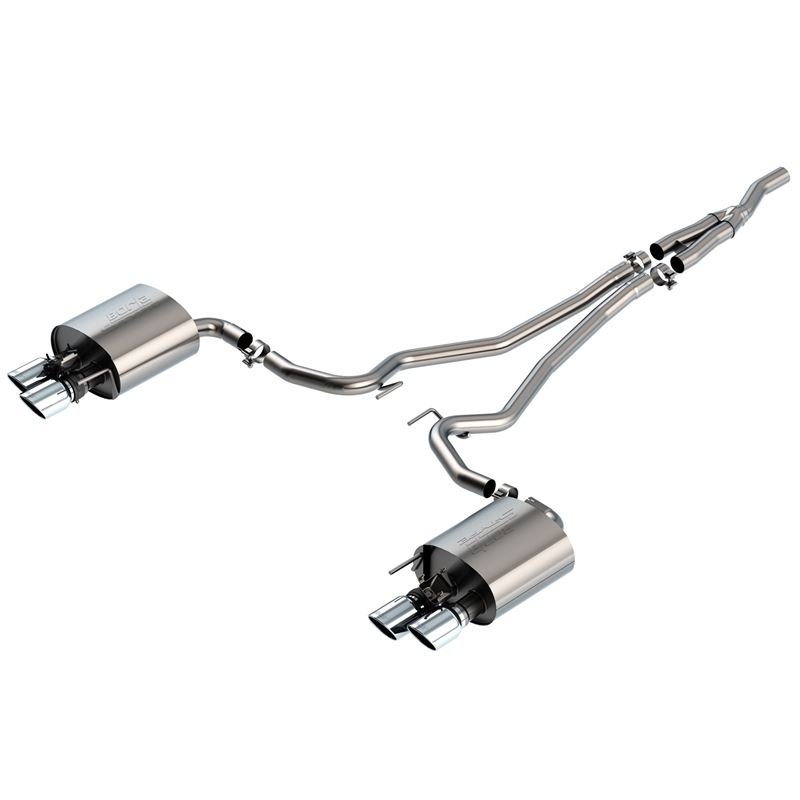 Borla S-Type Cat-Back Exhaust with Chrome Tips for