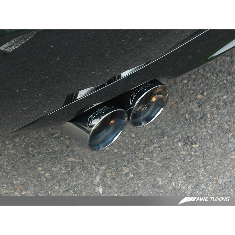 AWE Track Edition Quad Tip Exhaust for Audi B7 A4