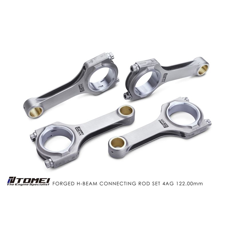 FORGED H-BEAM CONNECTING ROD SET 4AG 122.00mm (TA2