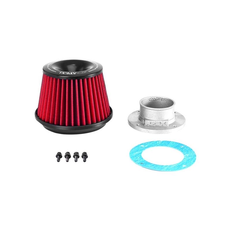 APEXi® 500-A025 - Power Round Straight Red Ai