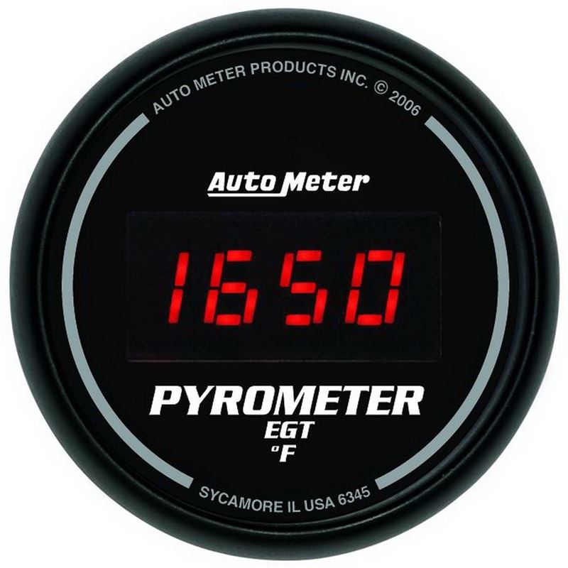 AutoMeter Z Series 52mm 0-2000 Deg F Digital EGT/P