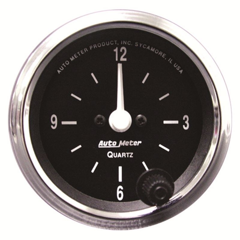 AutoMeter Cobra 2 1/16in 12HR Analog Clock Gauge(2