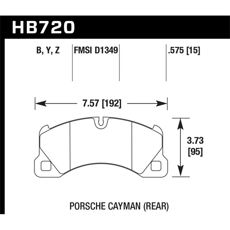 Hawk Performance LTS Brake Pads (HB720Y.575)