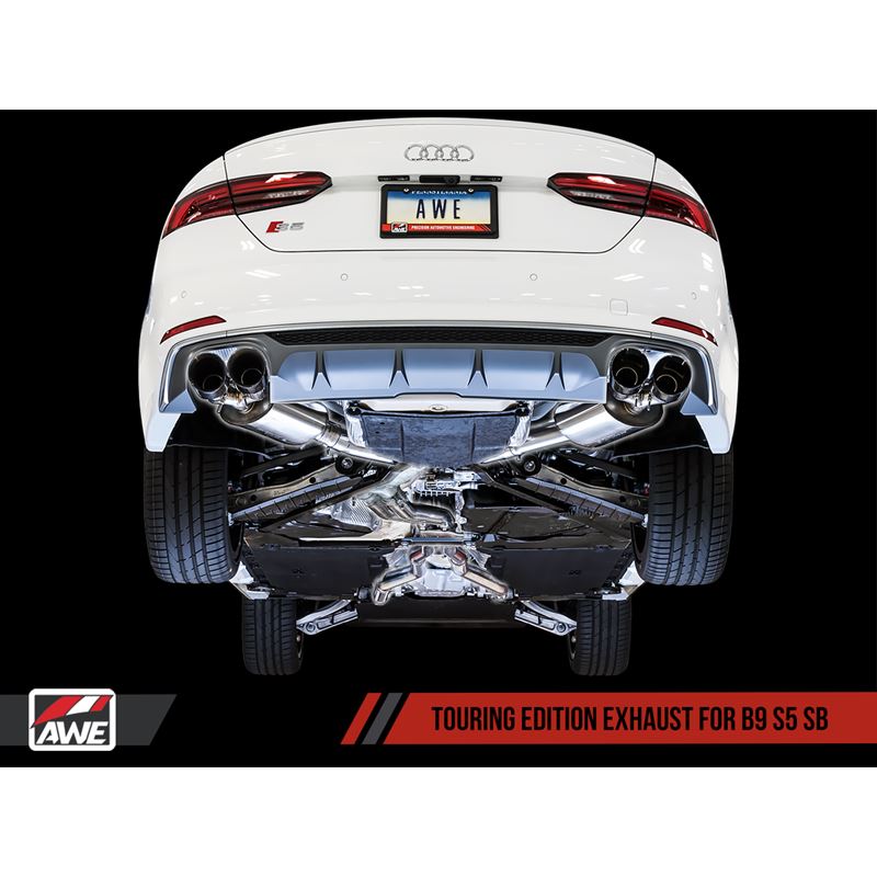 AWE Touring Edition Exhaust for Audi B9 S5 Sportba