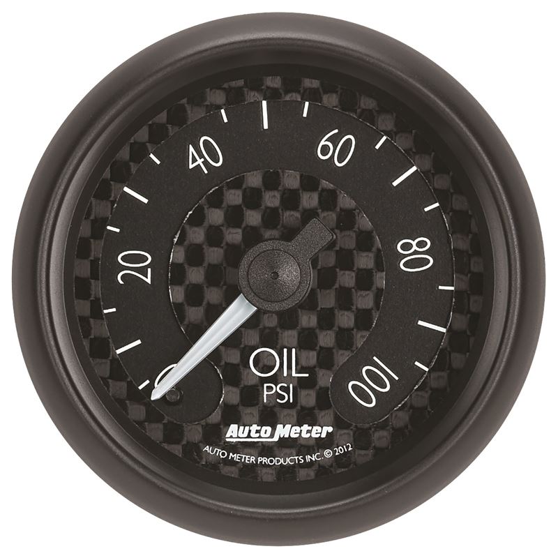 AutoMeter GT Series 52mm Mechanical 0-100 psi Oil