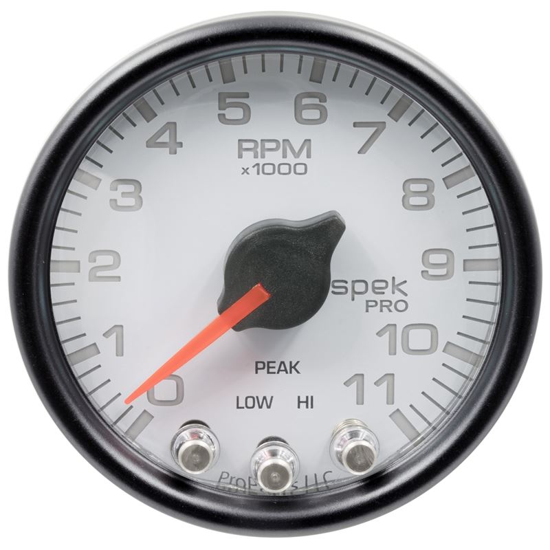 AutoMeter Spek-Pro Gauge Tach 2 1/16in 11K Rpm W/