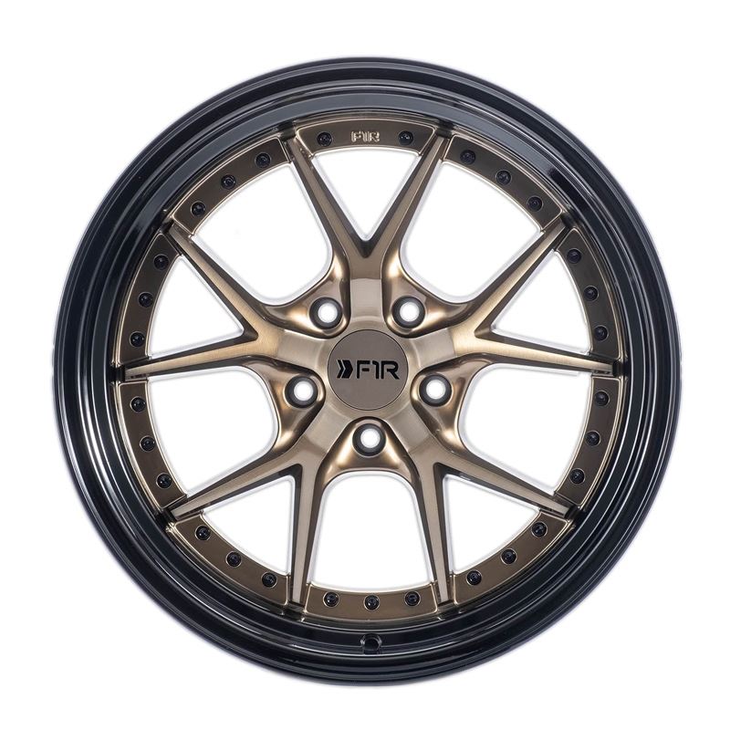 F1R F105 19x8.5 - Bronze / Black Lip Wheel