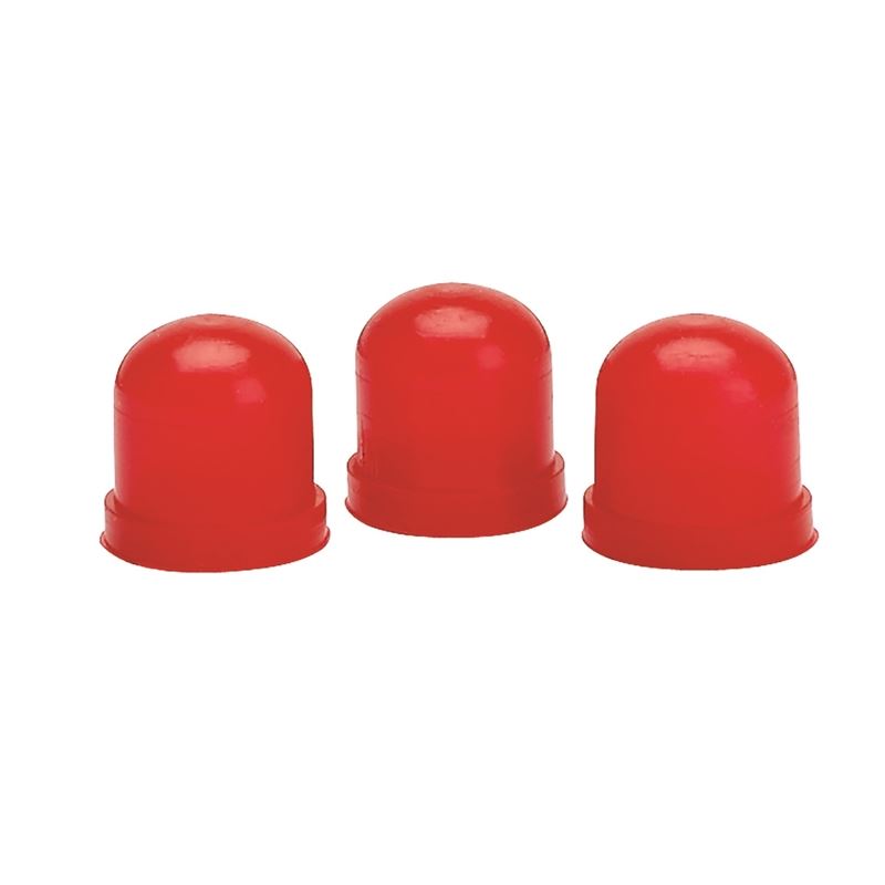 AutoMeter Red Light Bulb Boots Pack of 3(3214)
