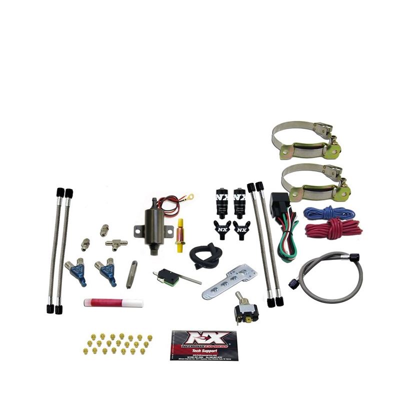 Nitrous Express 2 Cyl Piranha Nitrous Kit w/o Bott