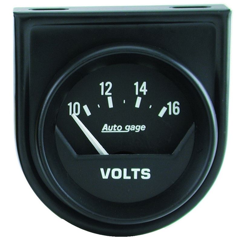AutoMeter AutoGage 2in Voltmeter 10-16V Auto Gauge