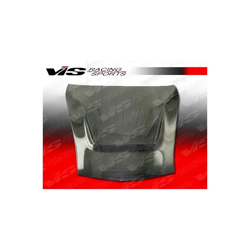 VIS Racing G Tech Style Black Carbon Fiber Hood