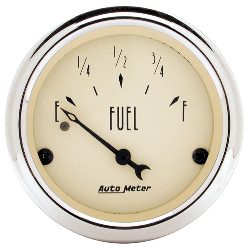 AutoMeter 2-1/16 inch Antique Beige Fuel Level Gau