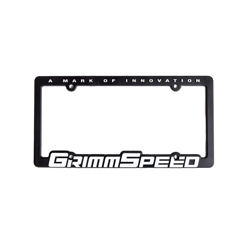 GrimmSpeed License Plate Frame - GrimmSpeed Text (