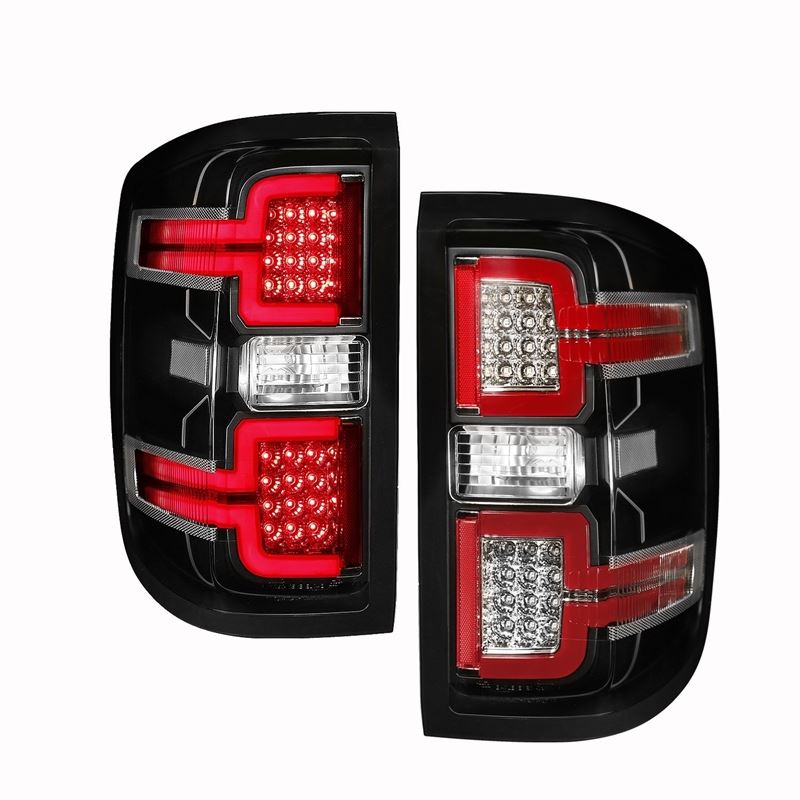 Anzo LED Taillights Black Lens, Pair (311289)