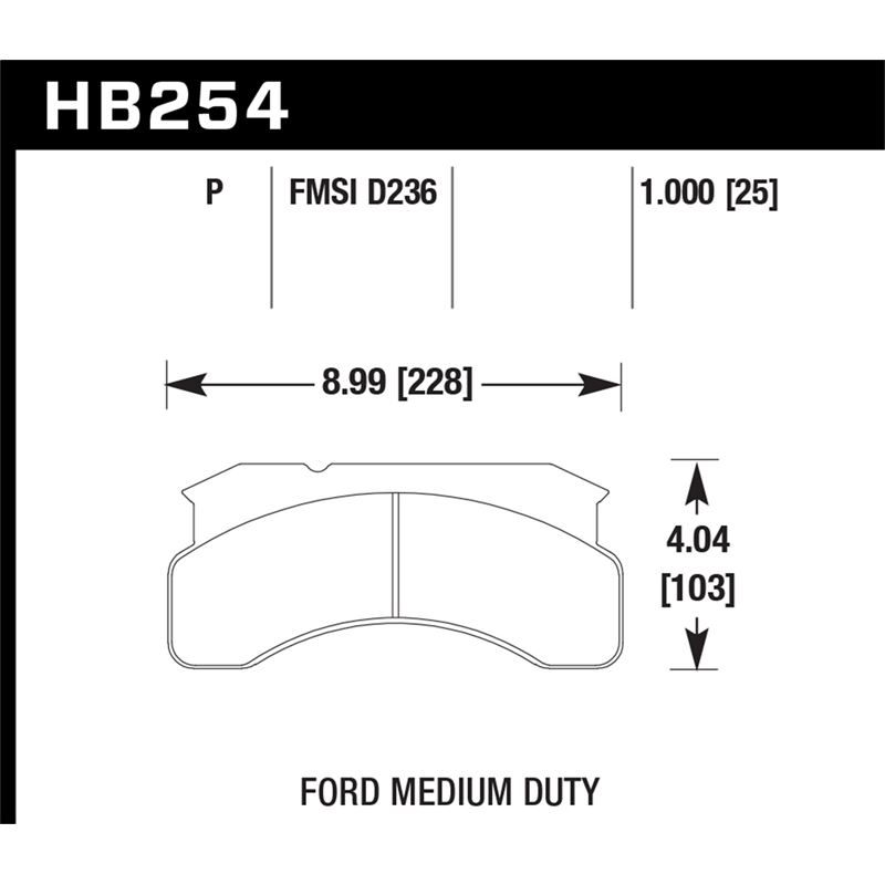 Hawk Performance Super Duty Brake Pads (HB254P1.00