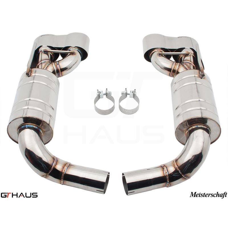 GTHAUS GT Racing Exhaust- Stainless- ME0411217