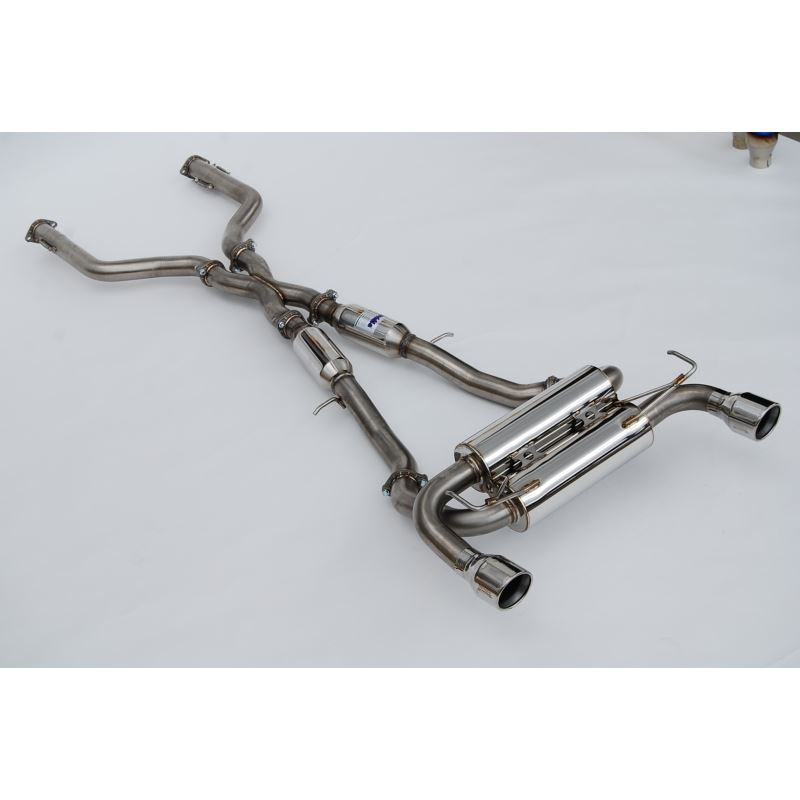 Invidia 70mm Gemini Cat Back Exhaust - Rolled SS T