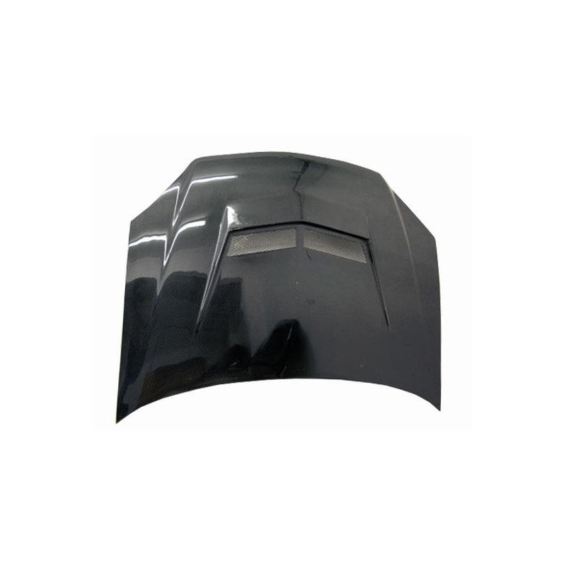VIS Racing Invader 2 Style Black Carbon Fiber Hood