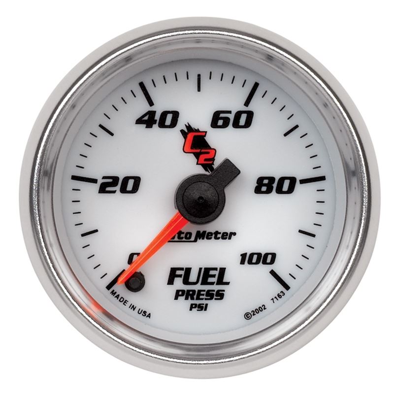 AutoMeter C2 52mm 100 PSI Electronic Fuel Pressure