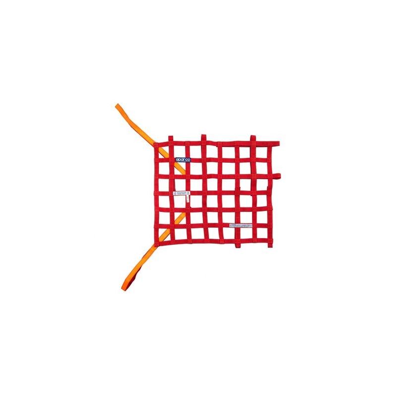 Sparco Window Net, Red, FIA Approved (002192FAR)