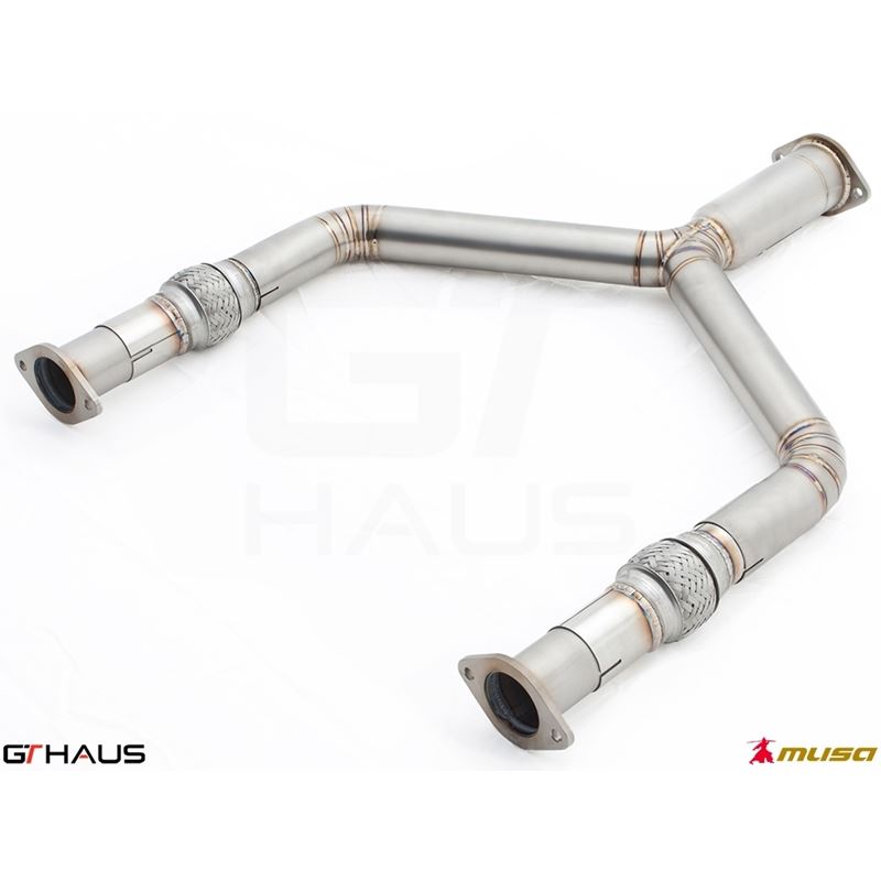 GTHAUS Front Y-Pipe Collector Section- Titanium- N