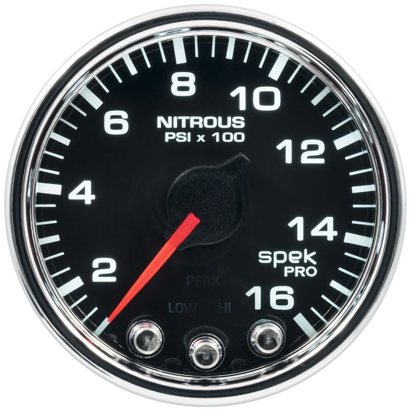 AutoMeter Spek-Pro Gauge Nitrous Press 2 1/16in 16
