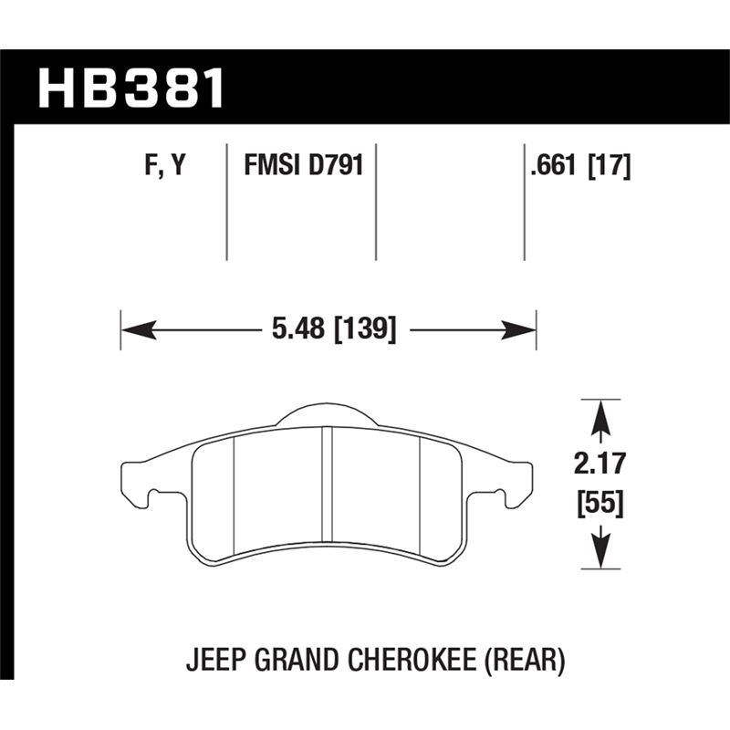 Hawk Performance LTS Brake Pads (HB381Y.661)