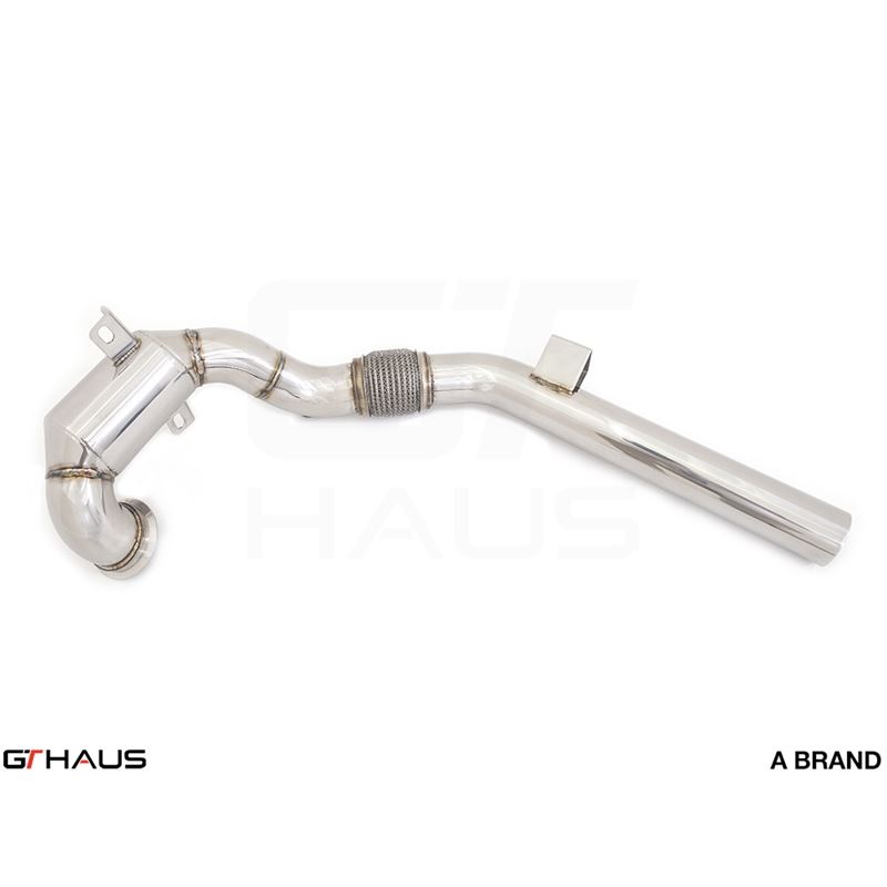 GTHAUS Down Front Pipe (Catless)- Stainless- VW031