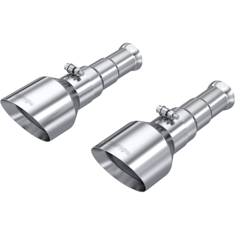 MBRP 5in. OD Dual Wall Angle Cut Exhaust Tips, Sol