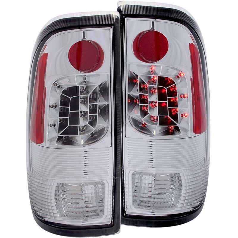ANZO 1997-2003 Ford F-150 LED Taillights Chrome (3