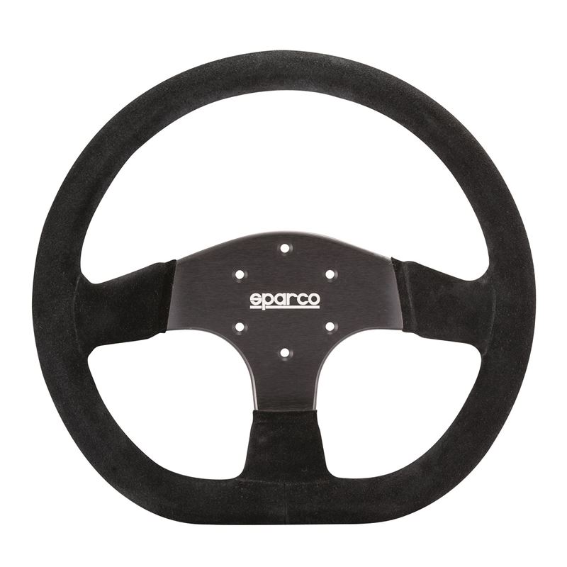 Sparco R353 Racing Steering Wheel, Black Suede (01