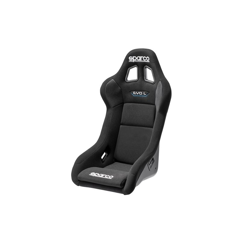 Sparco EVO L QRT Racing Seats, Black/Black Cloth w