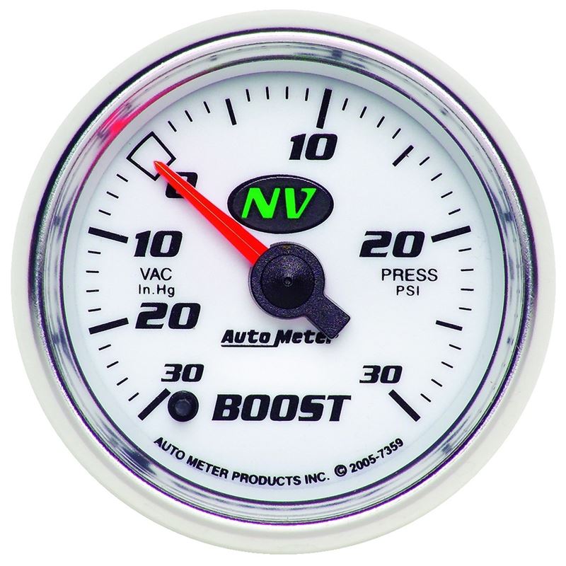 AutoMeter NV 52.4mm Full Sweep Electronic 30 In Hg
