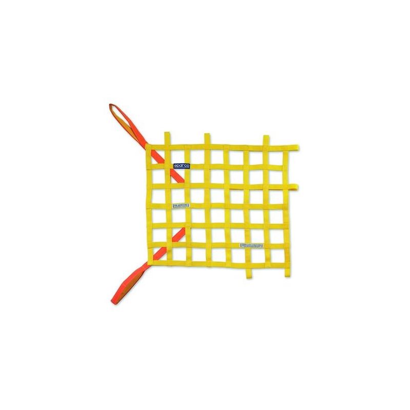 Sparco Window Net, Yellow, FIA Approved (002192FAG