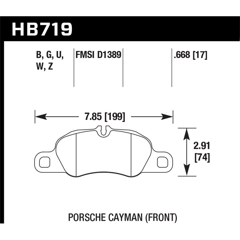 Hawk Performance DTC-60 Brake Pads (HB719G.668)